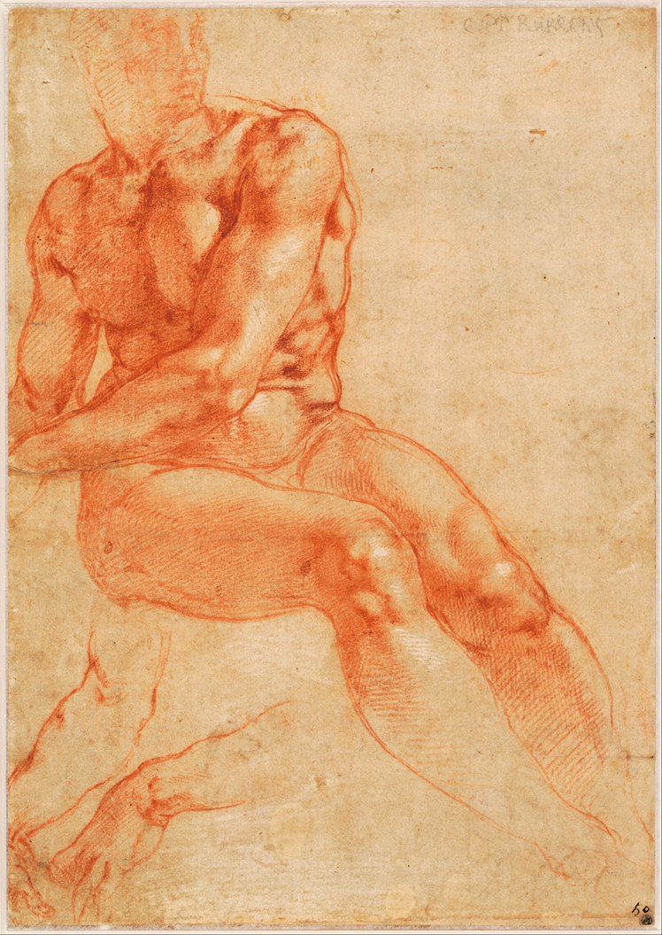  米开朗基罗·博那罗蒂 Michelangelo di Lodovico Buonarroti Simoni——素描草稿 (3)